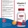 Wampole Vitamin C 500mg Helps Support Immune Function Value Pack 250 Tablets