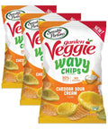 Sensible Portions Garden Veggie Wavy Chips Sea Salt Snack Size 1 Oz (Pack of 24)