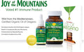 Joy of the Mountains 100 Percent Wild Organic Oregano oil, 10 ml.