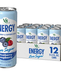 V8 Energy Strawberry Banana Juice Energy Drink, 8 fl oz Can (24 Pack)