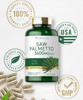 Carlyle Saw Palmetto Extract | 3600Mg | 250 Capsules | Non-Gmo And Gluten Free Formula From Saw Palmetto Berries