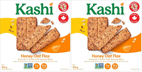 Kashi, 7 Grain, Honey Oat Flax with Quinoa, 10 bars, 200g/7.1oz, Canadian}