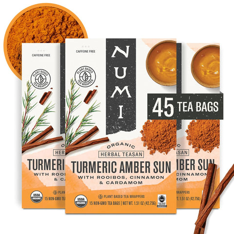 Numi Organic Matcha Toasted Rice Tea, 100 Green Tea Bags, Medium Caffeine