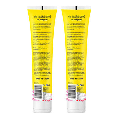Marc Anthony Curl Enhancing Cream, Strictly Curls - Shea Butter, Vitamin E & Avocado Oil Softens & Defines Coarse Curls - Sulfate-Free Anti-Frizz Styling Product For Curly, & Wavy Hair - 2 Count