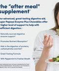 American Health Super Papaya Plus Digestive Enzyme Chewable Tablets Natural Papaya Flavor - Helps With Digestion & Nutrient Absorption Contains Papain & Other Enzymes - 360 Count 120 Total Servings