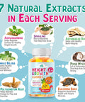 Height Growth Gummies Supplement - Kids Teens Height Increaser Maximizer Grow Taller Vitamins
