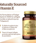 Solgar Vitamin E 670 Mg (1000 Iu) 180 Softgels