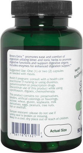 Vitanica Bitters Extra Digestion Support Vegan 90 Capsules