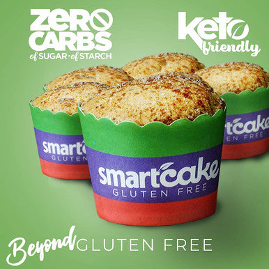 Smart Baking Company Smartcake, Sugar Free, Gluten Free, Low Carb, Keto Dessert (Raspberry Cream, 16 CT)