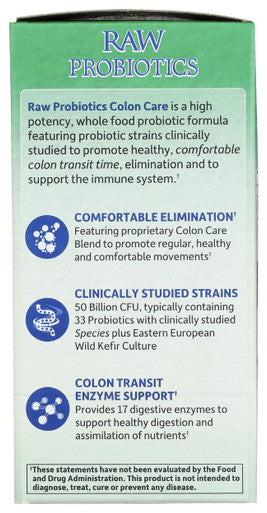 Garden of Life Raw Colon Care Probiotics 30 Ct
