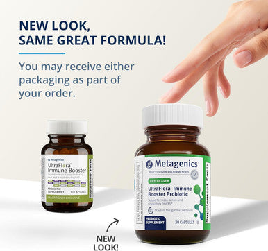Metagenics UltraFlora Immune Booster - Daily Probiotic - Healthy Nasal Sinus & Respiratory Function - 30 Count