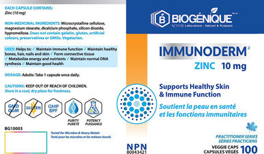Immunoderm - Healthy Skin & Immune Function, Biogenique (100 VegeCaps)