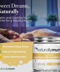 Naturallymum NaturallyMum Kids Magnesium Bedtime Lotion | Support for Sleep Heart Bone Nerve Gut and Muscle Health | Alternative to Melatonin | Topical Cream Safe for Kids | Vanilla | 4.2 fl oz