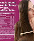 Eu Natural Vibrance Hair Growth Vitamins for Women Grow Hair Faster Healthier and Stronger with Potent MultiBlend of Biotin & OptiMSM Supports Thicker Shinier Hair & Regrowth 60 Vegetarian Soft Capsules