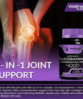 Glucosamine Chondroitin Msm - 4000Mg - Joint Support Supplement, Glucosamine Chondroitin Capsules, Helps With Back Pain, Knee Pain Relief, Joint Pain Relief Supplements Triple Strength - 240 Count