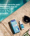 Hyland's Earache Drops, Relief of Cold & Flu, White, 0.33 Fl Oz