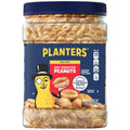 PLANTERS Salted Peanuts Cocktail, Party Snack, Plant-Based Protein, After School Snack, Roasted in Peanut Oil, Salted Nuts, Snacks for Adults, Bulk Nuts, Kosher, 2.19lb Jar