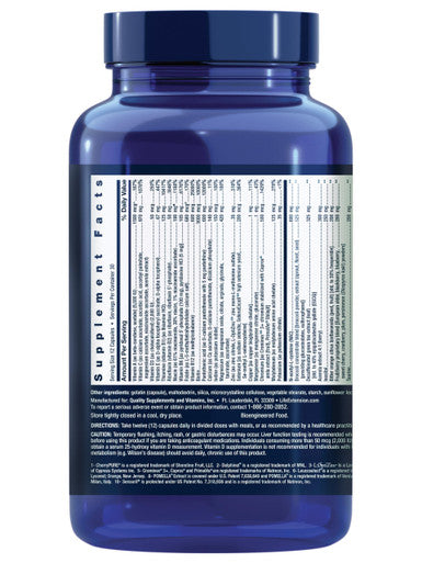 Life Extension Mix (Multi-Vitamin), 360 Capsules, Package may vary
