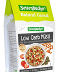 Seitenbacher Low Carb Strawberry & Chocolate Musli, 13.2 Ounce (Pack of 2)