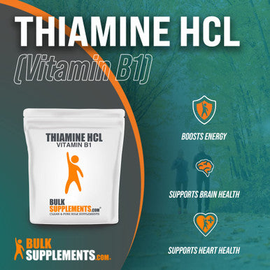 BulkSupplements Thiamine (Vitamin B1) Powder - Thiamine 100mg - Vitamin B Supplements - B1 Vitamins 100mg - VIT B1 (100 Grams - 3.5 oz)