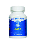 Life Strength Adk 90 Ct Physician Formulated Vitamins A1, D3 & K2 (As Mk7) Bone, Heart & Immune System Support Gluten Free, Soy Free, Non-Gmo (90 Count Pack Of 1)