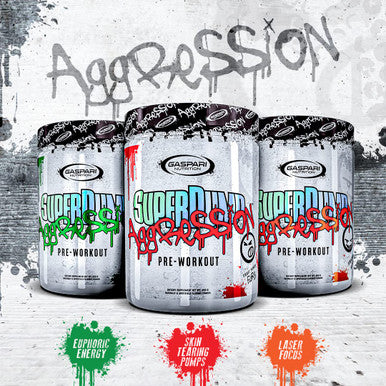 Gaspari Nutrition SuperPump Aggression Pre-Workout: Energy, Focus, Endurance and Recovery, with Creatine and Caffeine (25 Servings, Grizzly Gummy)