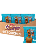 Kellogg's Scooby-Doo! Graham Cracker Snacks, Cinnamon, Made with Whole Grain, (1 Oz Bag), 40 Bags