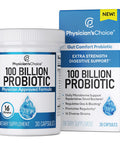 Physician'S Choice 100 Billion Advanced Probiotic - 16 Strains + Organic Prebiotics - Digestive & Gut Health - Supports Occasiona