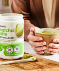 NativePath Collagen Peptides - Hydrolyzed Type 1 & 3 Collagen. Keto & Paleo Grass-Fed Protein Powder for Hair Skin Nails Bones Joints Digestion and More - No Gluten or Dairy (Matcha Latte 230g)