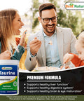 Best Naturals 100% Pure Taurine Powder Form - Taurine 1000mg per Serving - 1 Lb (454 gm) (1 LB (Pack of 2))