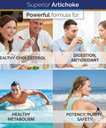 Superior Labs Organic Artichoke Leaf Extract NonGMO Powerful 5 Caffeoylquinic Natural Dietary Supplement for Healthy Metabolism Digestion Antioxidant 600 mg Dosage 180 Veg Caps