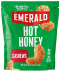 Emerald Nuts Hot Honey Cashews (1-Pack) | 5oz Resealable Bag | Kosher Dairy Certified, Non-GMO, Contains No Artificial Preservatives, Flavors or Synthetic Colors