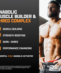 Nutrex Research Anabol Ripped Anabolic Muscle Builder For Men 2-In-1 Muscle Builder And Shredding Supplement (60 Count)
