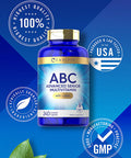 Carlyle Senior Multivitamin for Over 60 | 240 Tablets | with Lutein & Lycopene | ABC Advanced Supplement for Men and Women | Non-GMO, Gluten Free