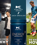 Kinetica Sports Energy Powder - Citrus Flavour | 41g Carbs/Serve 30 Servings/1.5Kg | 3:1 Glucose to Fructose Ratio | High in Vitamin B1 B5 B6 B7 B12 | Instant Energy Carbohydrate Drink