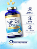 Carlyle Fish Oil Softgels 2000mg | 320 Count | 600mg Total Omega 3 | Non-GMO & Gluten Free Supplement