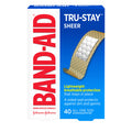 Band-Aid Brand Tru-Stay Sheer Strips Adhesive Bandages For First Aid And Wound Care, All One Size, 40 Ct