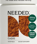 Needed. CoQ10 200mg Supplement 30 Count Ubiquinol 200mg For Women and Men Coenzyme Q10 Preconception Health Supplement Non GMO Softgels