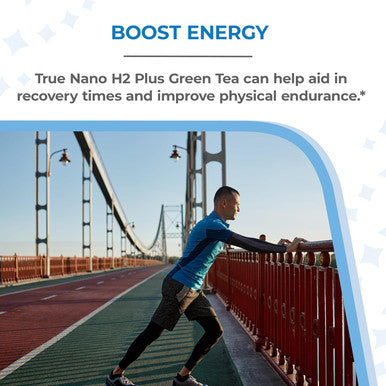 True Nano H2 With Green Tea By H2 Universe Molecular Hydrogen With Active Hydrogen Nanobubbles, Boosts Energy, Powerful Antioxidant 60 Capsules