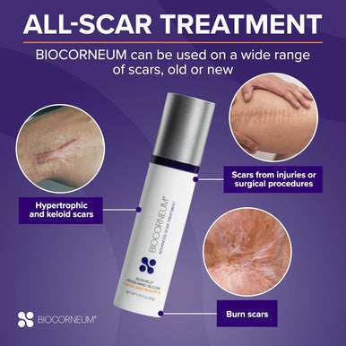 Advanced Scar Treatment With Silishield & Spf 30 50G Made In The Usa, Fast-Drying, Water-Resistant Silicone Scar Gel - Surgeon Recommended For & Old Scars - Suitable For Children Over 6 Months