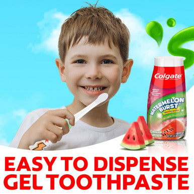 Colgate Kids Fluoride Toothpaste Watermelon Burst 4.6 Ounces