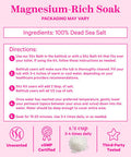 Pink Stork Postpartum Sitz Bath Soak: Dead Sea Salt for Perineal Care & Cleansing Postpartum Recovery Labor and Delivery Essentials Women-Owned Unscented 16 oz