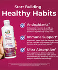 MaryRuth Organics 7 in 1 Immunity Liposomal Elderberry Liquid with Vitamin C Liquid Vitamins Immune Support Supplement 30 Servings