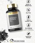 Vanadyl Sulfate 10Mg 180 Tablet Capsules With Chromium Picolinate Vegetarian Non-Gmo Gluten Free Supplement By Carlyle