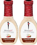 Skinnygirl Sugar Free Gluten Free Avocado Oil Salad Dressing, Creamy Caesar, 11.5 Ounce