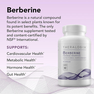 Theralogix Ovasitol Inositol Canister + Berberine Enhanced Absorption Bundle 14.12 Ounce & 90 Count (Pack of 2)