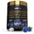 EHP Labs Hectic PreWorkout High Stim Advanced Pre Workout Powder for Max Performance Caffeine Beta Alanine Coconut Water Energy Pump Recovery and Hydration 40 Serves Blue Raspberry