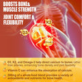 Organic Plant D3 5000 Iu + K2(Mk-7)100 Mcg -5X Absorption Than Standard D3K2, 100% Whole Food Derived Omega-3,Methyl B12,Vitamin C, Zinc,And 5 Organic Vegetables,Supports Bone & Teeth Strength, Immune