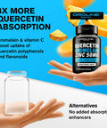 Organic Quercetin with Bromelain + Lions Mane Mushroom Capsules