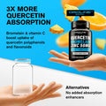 Organic Quercetin with Bromelain + Lions Mane Mushroom Capsules